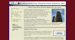 Desktop Screenshot of 1stmetropolitan.info